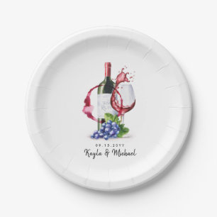 Assiettes En Carton Dégustation de vin   Célébration d'une occasion sp