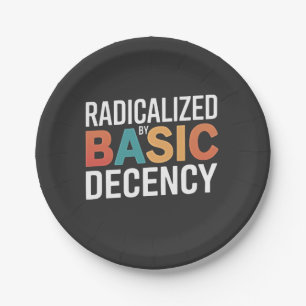 Assiettes En Carton Démocratie Sociale Radicalisée Par Une Décence Fon