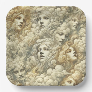 Assiettes En Carton Dérive Éthérée – Victorien gothique