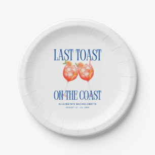 Assiettes En Carton Dernier toast sur la côte Aperol Spritz Bacheloret