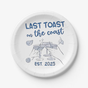 Assiettes En Carton Dernier Toast sur la Côte Est 2025
