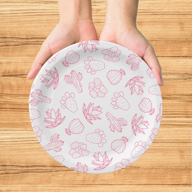 Assiettes En Carton Dernière Fête de Bachelorette Rose Rodeo (Créateur téléchargé)