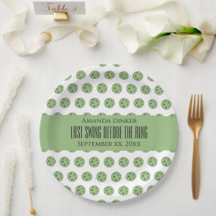 Assiettes En Carton Dernière swing avant la sage de Mariage de pickleb