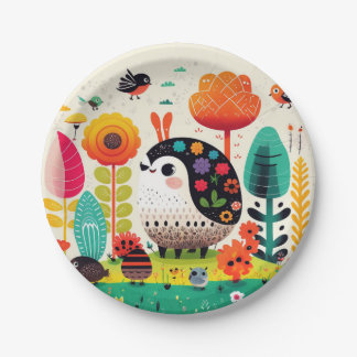 Assiettes En Carton Des monstres dynamiques mignons et des créatures j