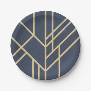 Assiettes En Carton Design Art déco