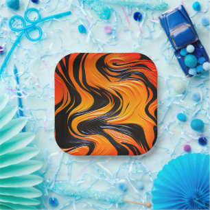 Assiettes En Carton Design artistique