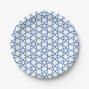 Assiettes En Carton Design coloré turc sans couture arabe mignon