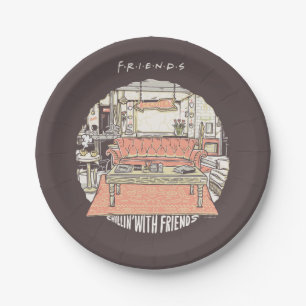 Assiettes En Carton Détente avec la série animée FRIENDS™