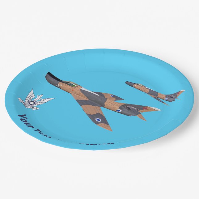 Assiettes En Carton Deux endroits d'Israel (Angle)