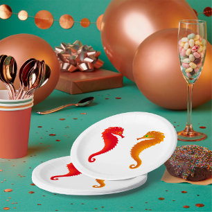 Assiettes En Carton Deux plaques en papier Seahores