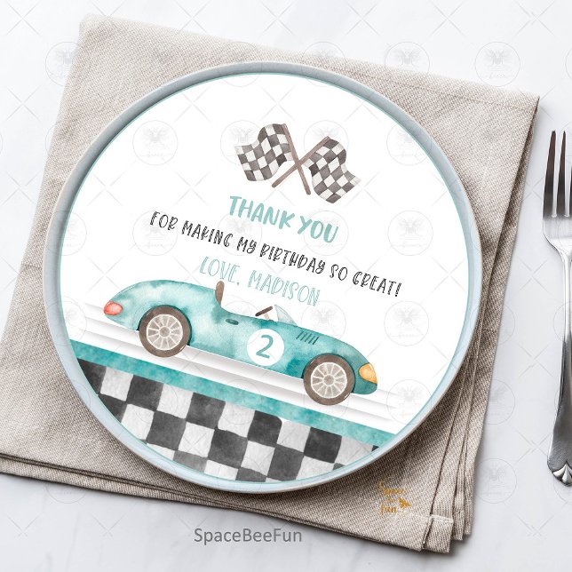 Assiettes En Carton Deux voitures rapides Plaques papier fête d'annive (Fast car birthday,Racing car party,two fast,vintage car,pastel car party,boy car party,Racing car pa)