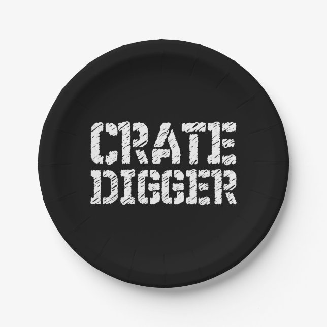 Assiettes En Carton Digger de vitesse (Devant)