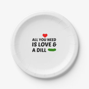ASSIETTES EN CARTON DILL ET LOVE