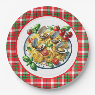 Assiettes En Carton Dîner gourmand aux pâtes