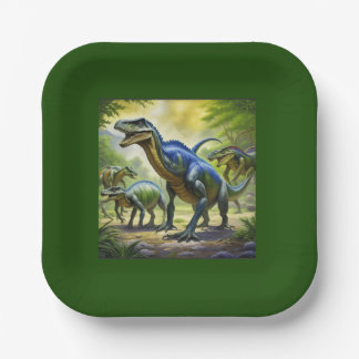 Assiettes En Carton Dino Jungle Adventure