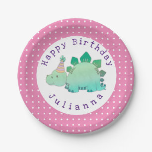 Assiettes En Carton Dinosaure  Parti Anniversaire de enfant