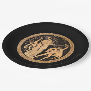 Assiettes En Carton Dionysos et les Satyrs