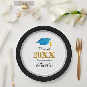 Assiettes En Carton Diplôme d'études collégiales ou secondaires