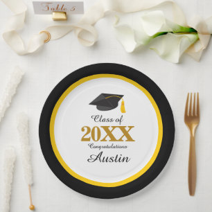 Assiettes En Carton Diplôme d'études collégiales ou secondaires