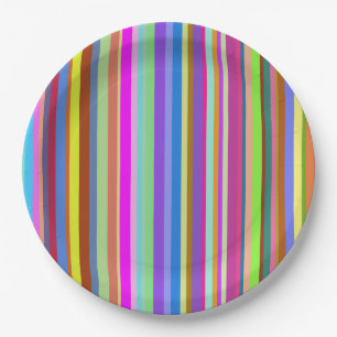 Assiettes En Carton Diverses couleurs