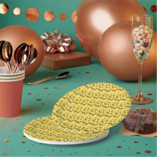 Assiettes En Carton dollar or