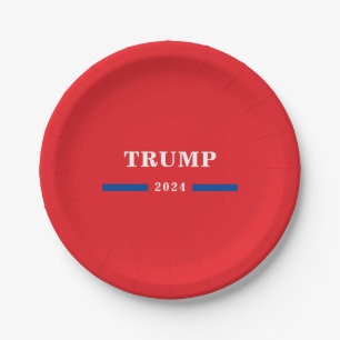 Assiettes En Carton Donald Trump 2024