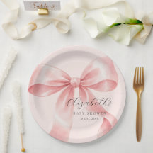 Douce Baby-Shower Roseau Aquarelle