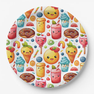 Assiettes En Carton Douceurs gaies et amusantes
