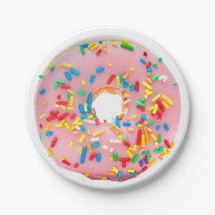 Assiettes En Carton Doughnut - Donut