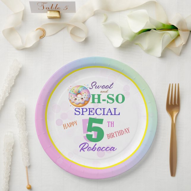 Assiettes En Carton Doux et Oh-So spécial anniversaire (Mariage)