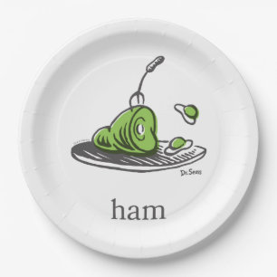 Assiettes En Carton Dr. Seuss Les Œufs verts au jambon