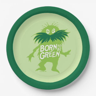 Assiettes En Carton Dr Seuss Lorax - Né Pour Être Vert