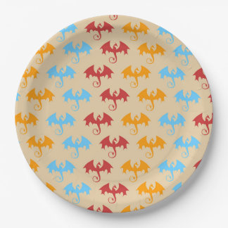 Assiettes En Carton Dragon Slayer Knight Boy fête d'anniversaire