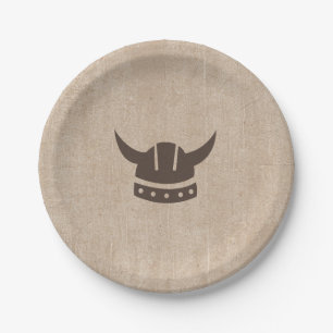 Assiettes En Carton Dragon & Viking Plaque papier d'anniversaire