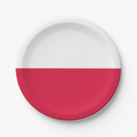 Drapeau de la Pologne Plaques de papier
