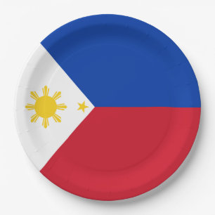 Assiettes En Carton Drapeau de Philippines