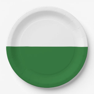 Assiettes En Carton Drapeau de Saxe (État allemand)