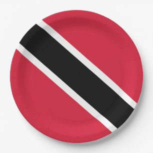 Assiettes En Carton Drapeau de Trinité-et-Tobago