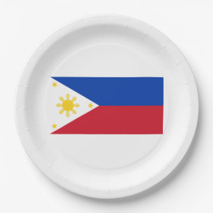 Assiettes En Carton Drapeau des Philippines