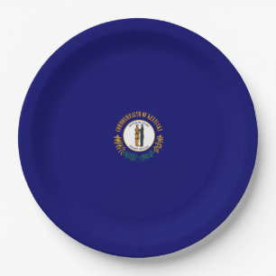 Assiettes En Carton Drapeau d'État du Kentucky