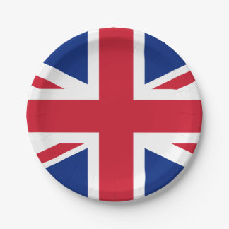 Assiettes En Carton Drapeau du Royaume-Uni