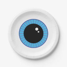 Drôle Mignonne Bleu Eyeball