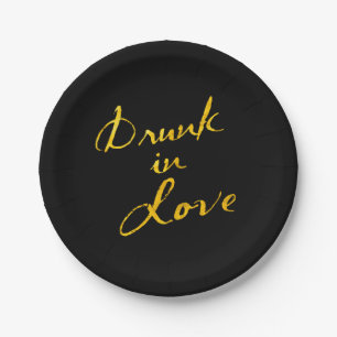 Assiettes En Carton Drunk in Love