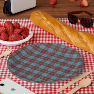 Assiettes En Carton Duchesse du clan écossais de Kent Tartan