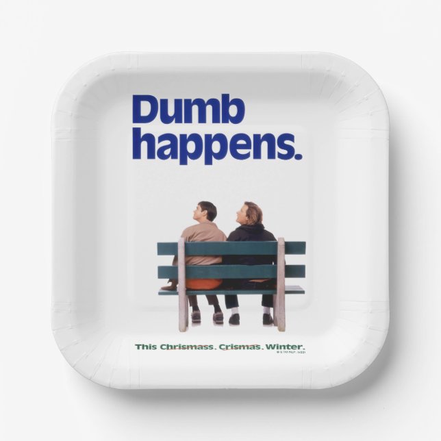 Assiettes En Carton Dumb and Dumber | Des imperfections (Recto)