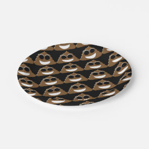 Assiettes En Carton Dunette drôle Emoji