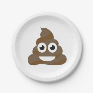 Assiettes En Carton Dunette mignonne drôle Emoji