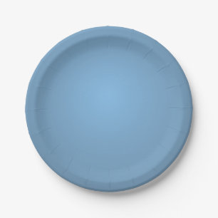 Assiettes En Carton Dusty Blue