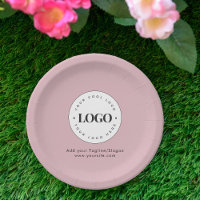 Dusty Rose Ajouter Custom Business Company Logo Pa