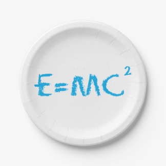 Assiettes En Carton E=MC2 Smart Kid
